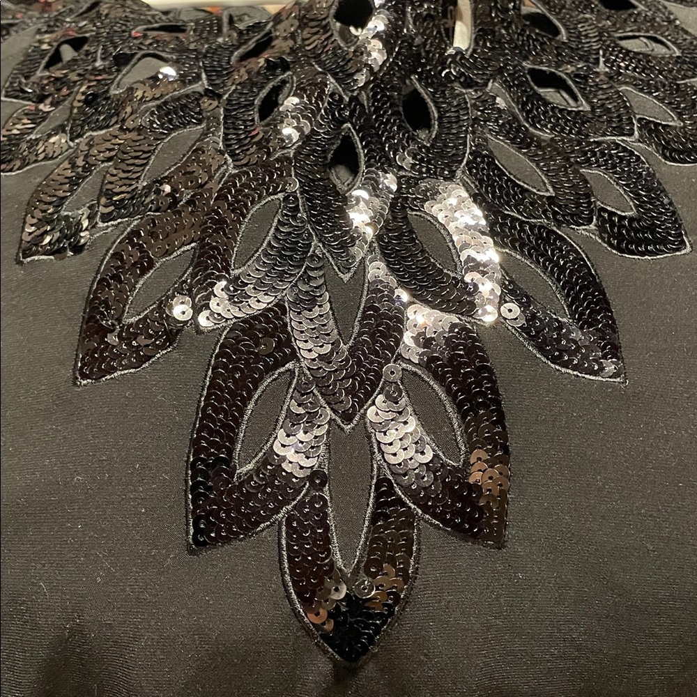 Joseph Ribkoff Dress Sequin Appliqué Style 161995 - Picture 12 of 15